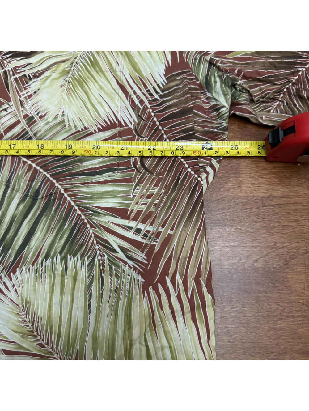 Tori Richard Honolulu Hawaiian Shirt XL Palm Leaf Aloha Cotton Made in USA - Picture 7 of 7